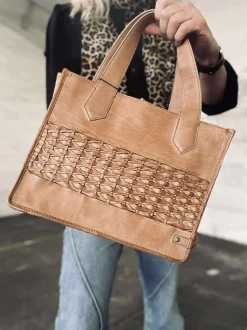 VIAMAJA Cross Body|Læder Tasker<Elegant håndtaske - Camel