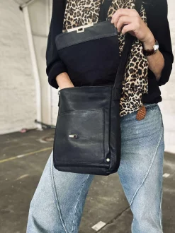 VIAMAJA Cross Body|Læder Tasker<Elegant skuldertaske - Kalveskind