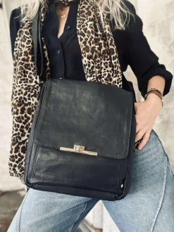 VIAMAJA Cross Body|Læder Tasker<Elegant skuldertaske - Kalveskind