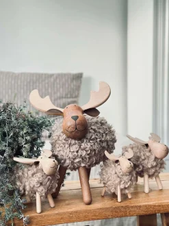 VIAMAJA Pynte Genstande|Jul<Elg Beige - Large