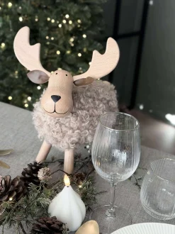 VIAMAJA Pynte Genstande|Jul<Elg Beige - X-Large