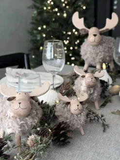 VIAMAJA Pynte Genstande|Jul<Elg Beige - X-Large
