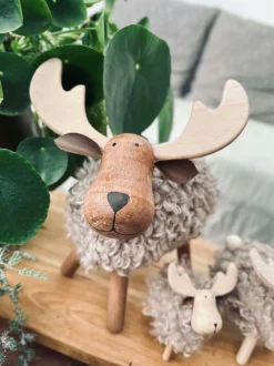 VIAMAJA Pynte Genstande|Jul<Elg Beige - X-Large
