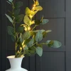 VIAMAJA Blomster<Eucalyptus gren med lys - 100cm