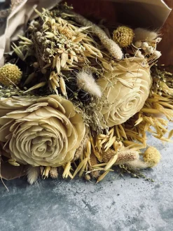 VIAMAJA Blomster<Evighedsbuket - Nima Yellow