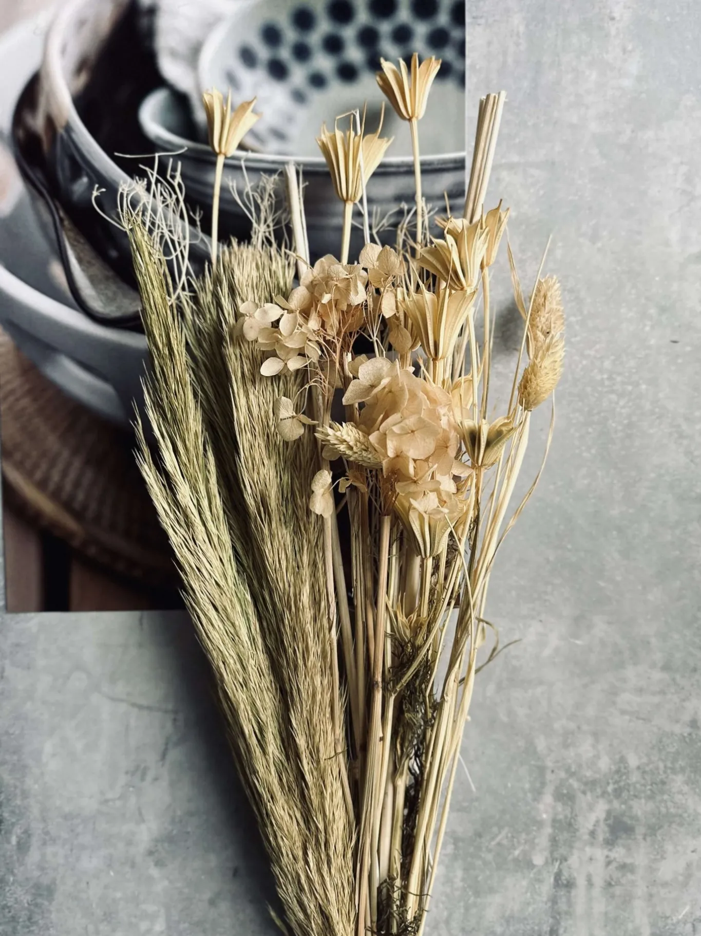 VIAMAJA Blomster<Evighedsbuket - Sanna nature