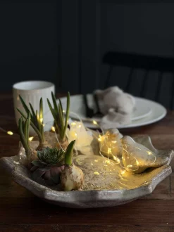 VIAMAJA Påske|Fugleliv<Fad med fugle – Beige