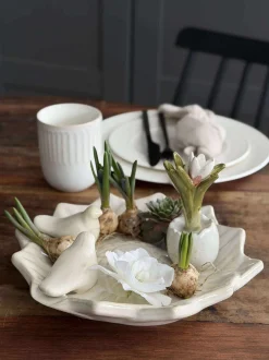 VIAMAJA Påske|Fugleliv<Fad med fugle – White
