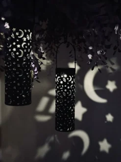 VIAMAJA Udendørs Led|Led Solceller<Fakkel med solceller – 2 stk STARS & MOON