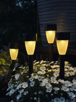 VIAMAJA Udendørs Led|Led Solceller<Fakkel med solceller – Sæt med 4 stk.