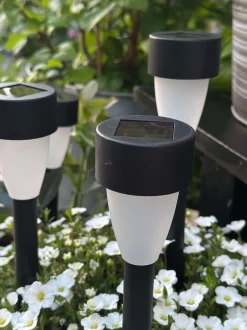 VIAMAJA Udendørs Led|Led Solceller<Fakkel med solceller – Sæt med 4 stk.