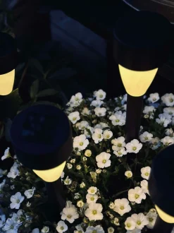 VIAMAJA Udendørs Led|Led Solceller<Fakkel med solceller – Sæt med 4 stk.