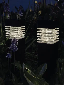 VIAMAJA Udendørs Led|Led Solceller<Fakkel med solceller – Sæt med 4 stk