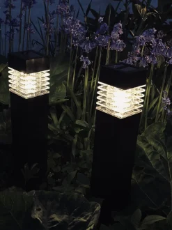 VIAMAJA Udendørs Led|Led Solceller<Fakkel med solceller – Sæt med 4 stk