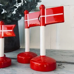 VIAMAJA Højtider<Flag dannebrog keramik - 13cm