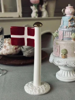 VIAMAJA Pynte Genstande|Højtider<Flag keramik – Dannebrog