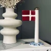 VIAMAJA Pynte Genstande|Højtider<Flag keramik – Dannebrog m. blå fod