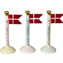 VIAMAJA Højtider<Flag keramik – I LOVE YOU