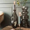 VIAMAJA Lys Og Led|Stearinlys<Flaskelys 15 cm - 2 stk Rustik Grå