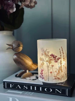 VIAMAJA Lys Og Led|Led Bloklys<FLORA lys - Rosa / Gul