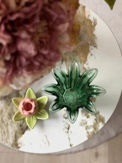VIAMAJA Lysestager<Flower lysestage - Grøn