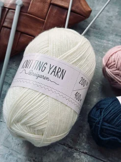 VIAMAJA Strik Og Hækling<Garn Akryl 200 gram - Creme