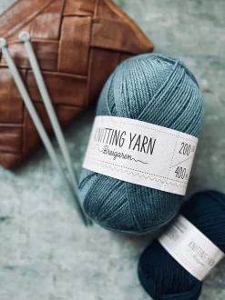 VIAMAJA Strik Og Hækling<Garn Akryl 200 gram - Dueblå