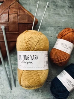 VIAMAJA Strik Og Hækling<Garn Akryl 200 gram - Gul