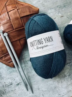 VIAMAJA Strik Og Hækling<Garn Akryl 200 gram - Navy