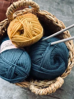 VIAMAJA Strik Og Hækling<Garn Akryl 200 gram - Navy