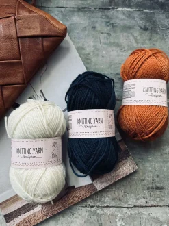 VIAMAJA Strik Og Hækling<Garn Polyester 50 gram - Creme