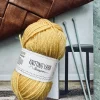 VIAMAJA Strik Og Hækling<Garn Polyester 50 gram - Gul