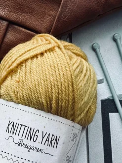 VIAMAJA Strik Og Hækling<Garn Polyester 50 gram - Gul