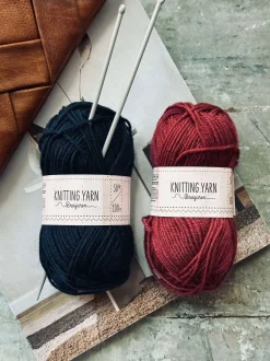 VIAMAJA Strik Og Hækling<Garn Polyester 50 gram - Navy