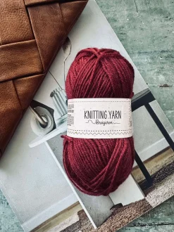 VIAMAJA Strik Og Hækling<Garn Polyester 50 gram - Rød