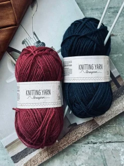 VIAMAJA Strik Og Hækling<Garn Polyester 50 gram - Rød