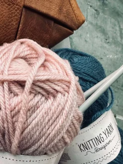 VIAMAJA Strik Og Hækling<Garn Polyester 50 gram - Rosa