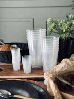 VIAMAJA Krus, Kopper Og Glas|Camping Og Picnic<Genanvendelige ølglas 25 cl - 6stk.