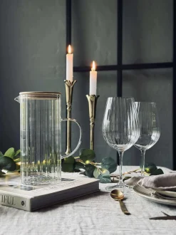 VIAMAJA Kander Og Karafler<Glas kande med bambus låg