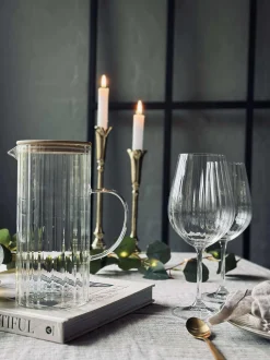 VIAMAJA Kander Og Karafler<Glas kande med bambus låg