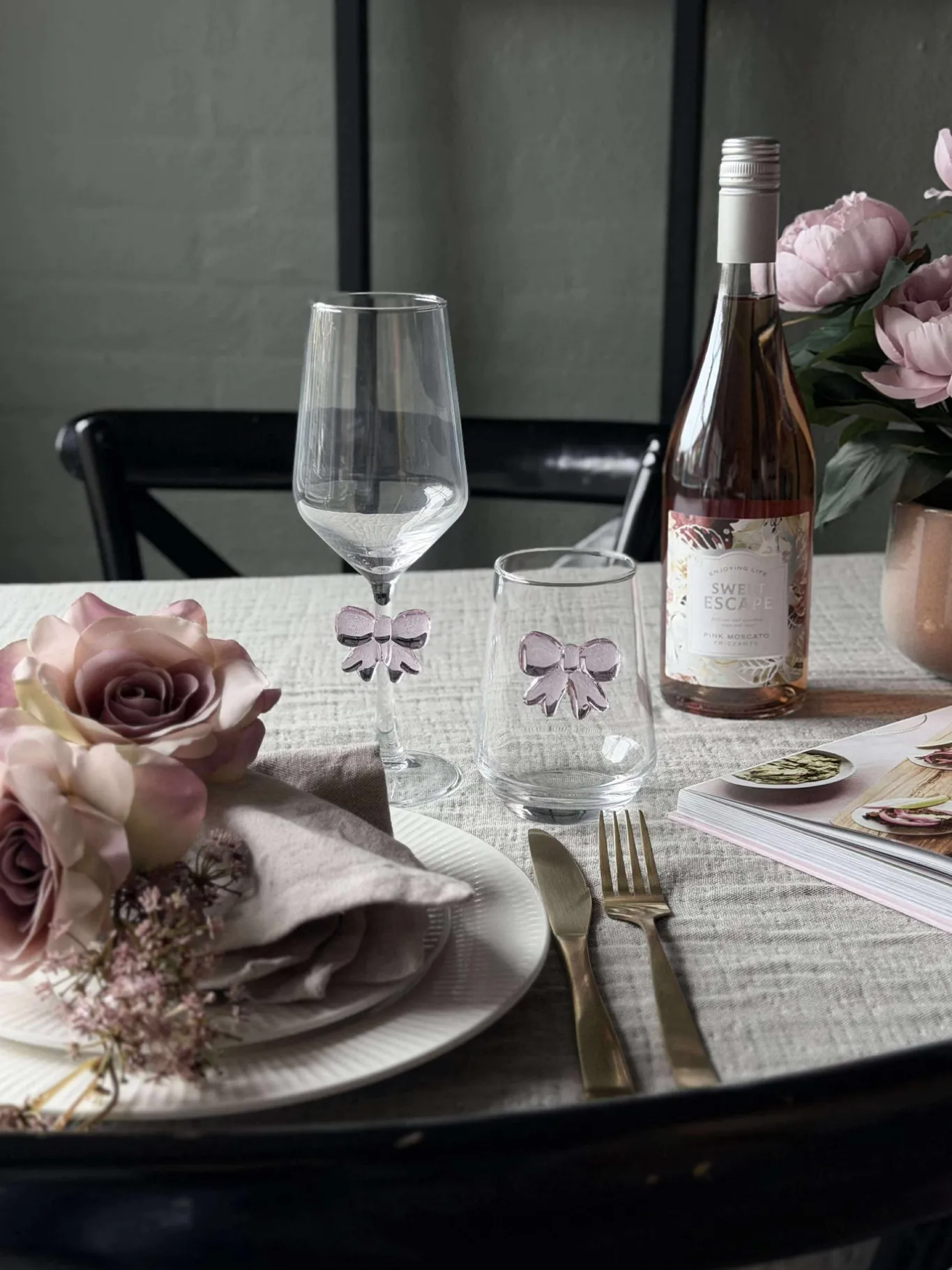 VIAMAJA Krus, Kopper Og Glas|Alt Til Vin<Glas med sløjfe