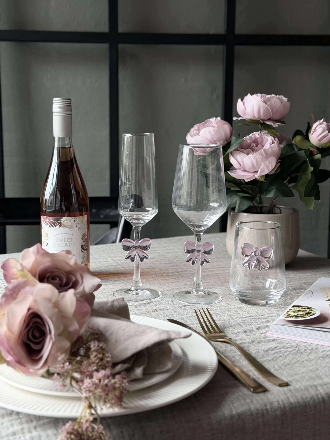 VIAMAJA Krus, Kopper Og Glas|Alt Til Vin<Glas med sløjfe