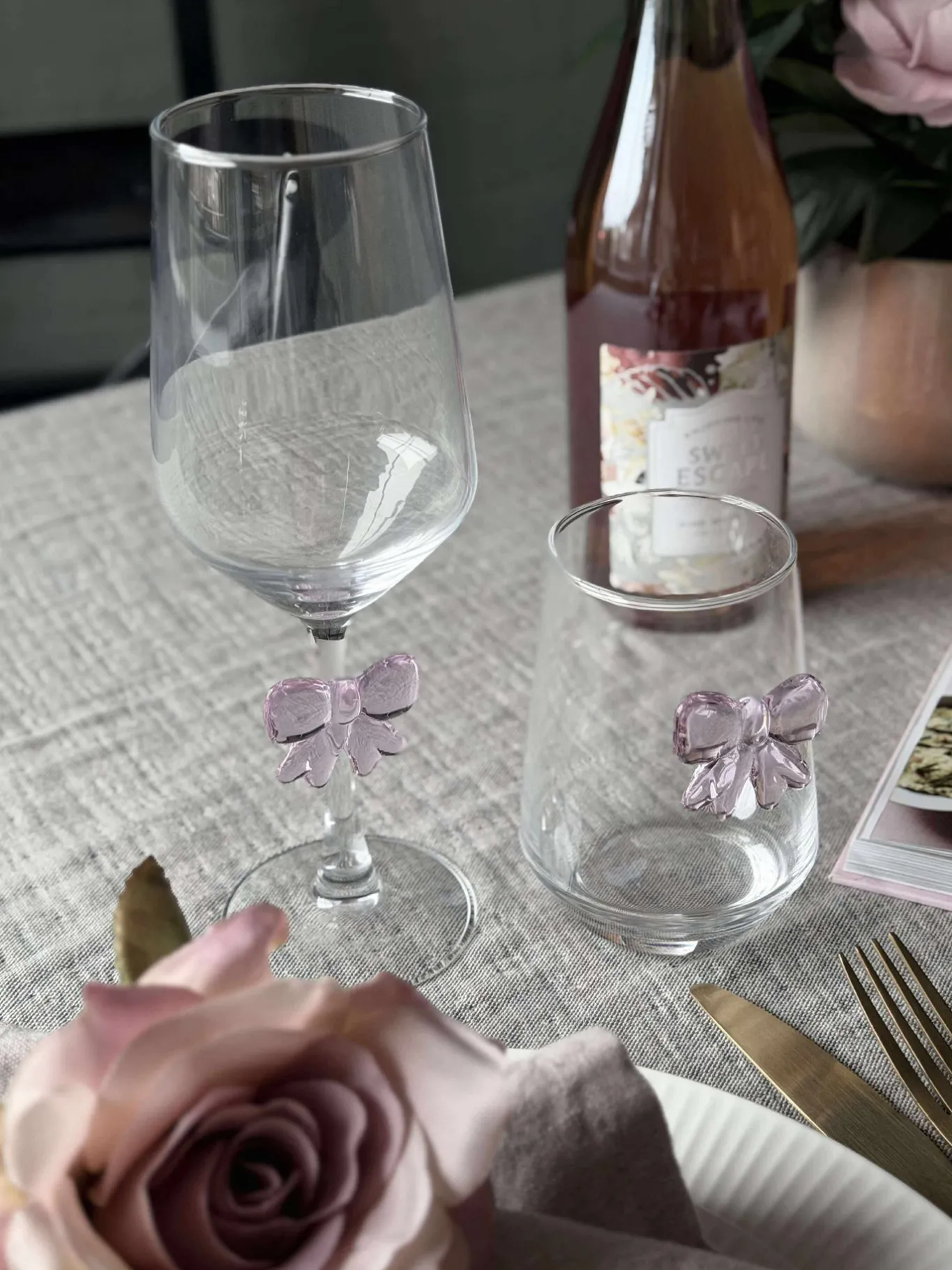 VIAMAJA Krus, Kopper Og Glas|Alt Til Vin<Glas med sløjfe