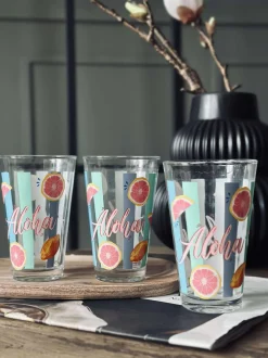 VIAMAJA Krus, Kopper Og Glas|Restparti<Glas Summer - Sæt af 3 stk.