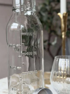 VIAMAJA Kander Og Karafler|Alt Til Bagning<Glasflaske med Måleenheder - 1000 ml