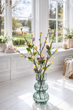 VIAMAJA Blomster|Påske<Gren med påskeæg 65 cm- neutrale farver