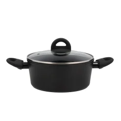 VIAMAJA Gryder Og Pander<Gryde - Med glaslåg - Aluminium/keramisk belægning