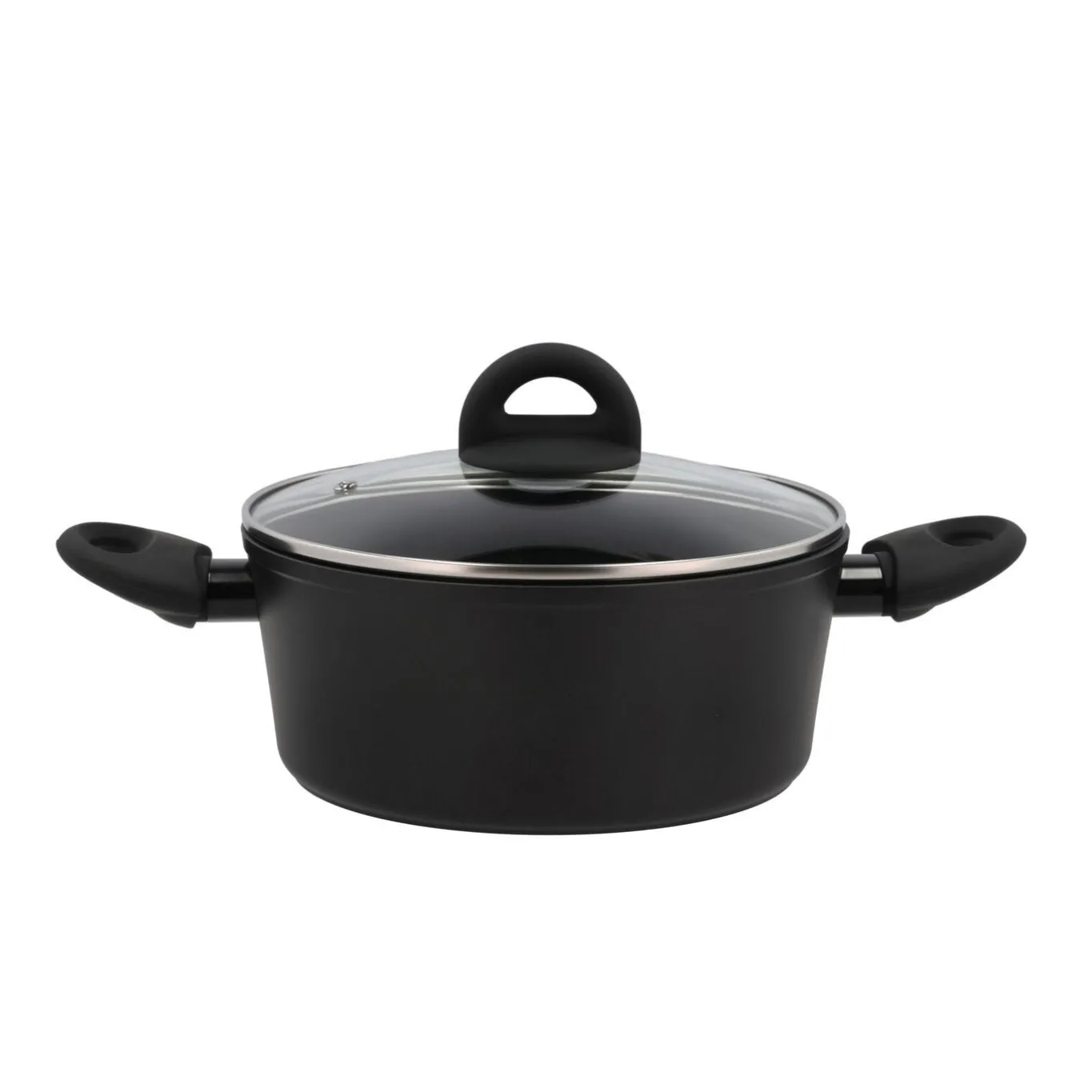 VIAMAJA Gryder Og Pander<Gryde - Med glaslåg - Aluminium/keramisk belægning