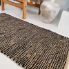 VIAMAJA Gulvtæpper|Jute Tæpper<Gulvtæppe i skind og jute - Sort 140x200cm