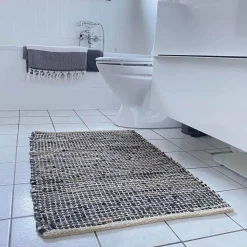 VIAMAJA Gulvtæpper|Jute Tæpper<Gulvtæppe i skind og jute / bademåtte – 60x90cm